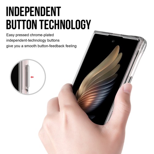 iCoverLover For Samsung Galaxy Z Fold7 Case Shock-proof Cover Clear - Picture 4 of 12
