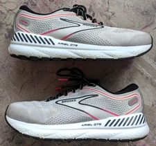 Brooks Ariel GTS 23 Women's Running Shoes Sneakers Size 7D Wide-Grey/Black/Pink