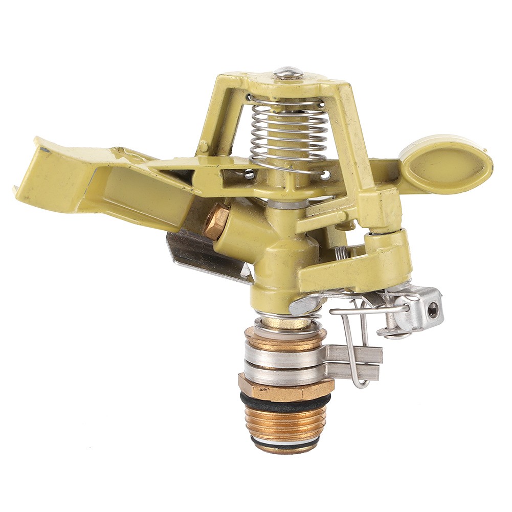 Male Thread G1/2 Zinc Alloy Sprinkler Rotating Sprayer Nozzle For Garden Lawn Ir