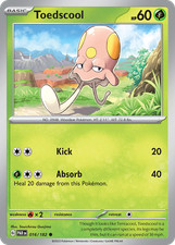 Toedscool 016/182 Common Paradox Rift Pokemon Near Mint