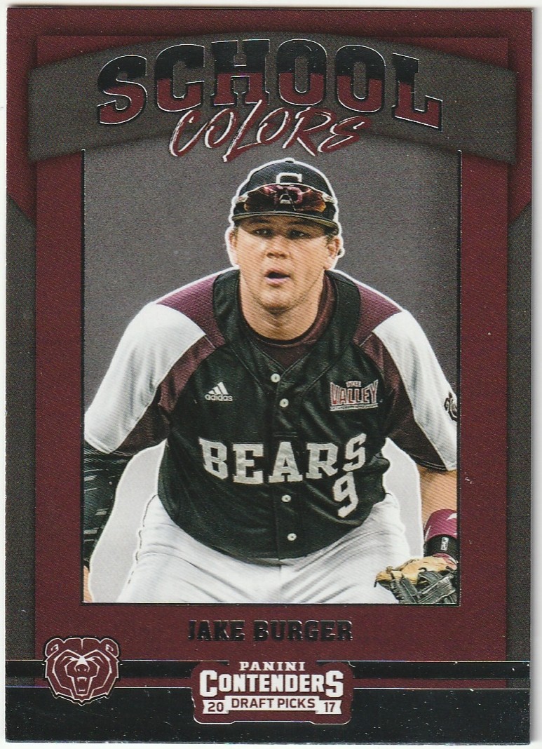 Jake Burger 2017 Panini Draft Picks #13 School Missouri State Bears