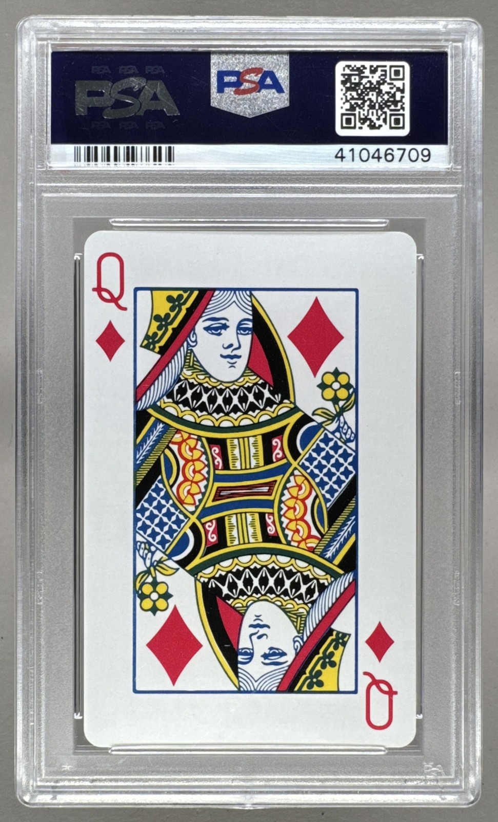 6709 Babe Ruth 1973 U.S. Playing Cards Queen Of Diamonds PSA 10 view 2