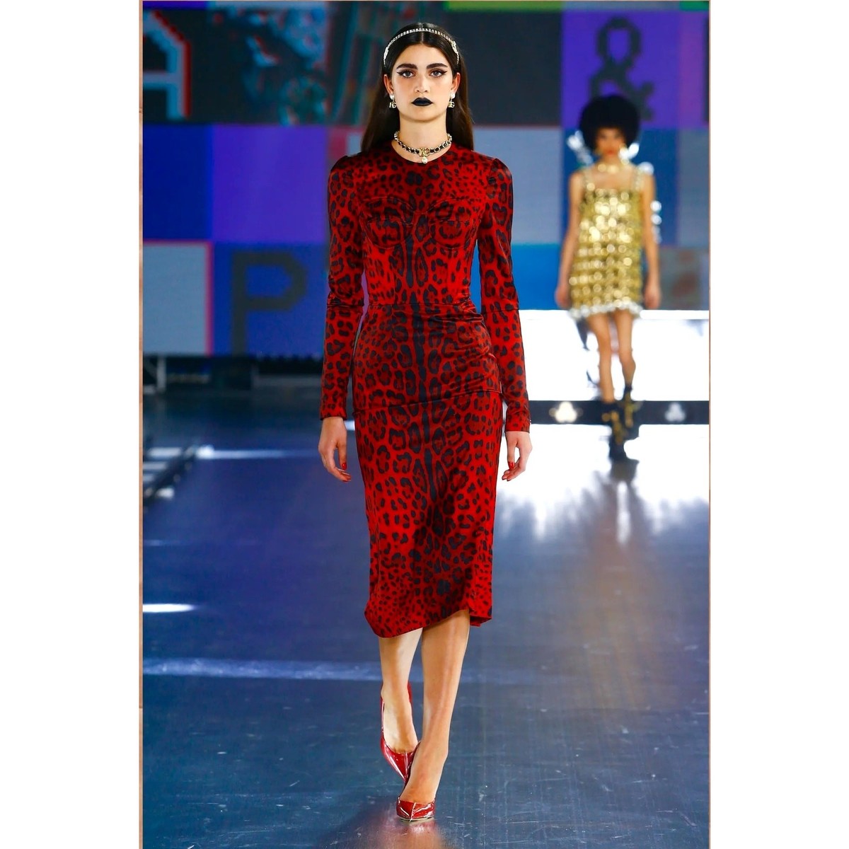 NWT Dolce & Gabbana Runway Runway Red Tubino bustier Leopard-Print Midi Dress 40 | eBay NWT Dolce & Gabbana Runway Runway Red Tubino bustier Leopard-Print Midi Dress 40 | eBay