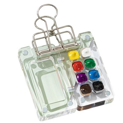 1X(Reisefertiges Farbpaletten-Paket, Mini--Farbpalette Acryl, Mini-Rei5669