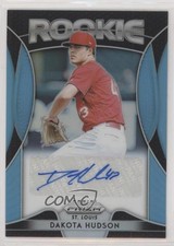 2019 Panini Prizm Rookie Carolina Blue 75/100 Dakota Hudson #RA-DH Auto RC 04br
