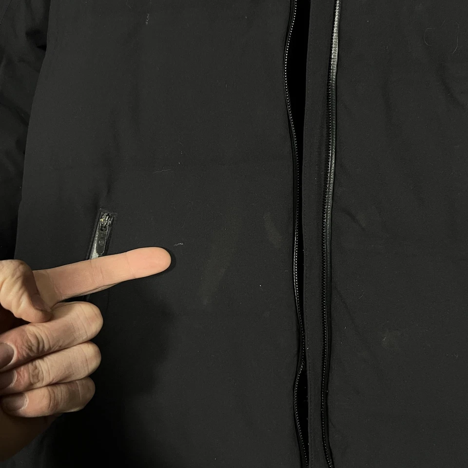 Parka Lululemon Slush Hour para mujer 2 negra larga con capucha acolchada abrigo de invierno Foto 2 de 4