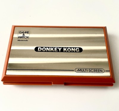 Nintendo Game & Watch Donkey Kong Multi Screen Handheld Console Japan with Video