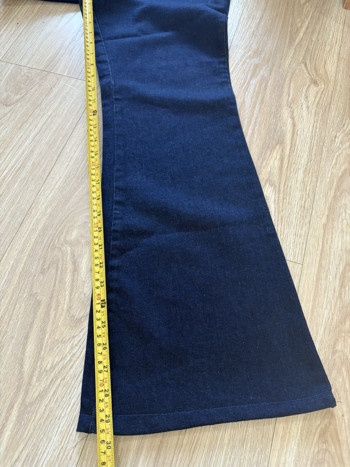 Boden Uk 12 R Flare Bootcut Jeans Indigo Blue Denim image 10