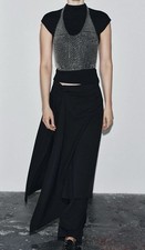 Top catena in metallo Zara, taglia M, nuovo con etichetta