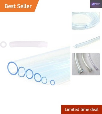 Flexibler transparenter PVC-Schlauch, 1-50 m, sicher für Fische & Trinkwasser - hochwertig