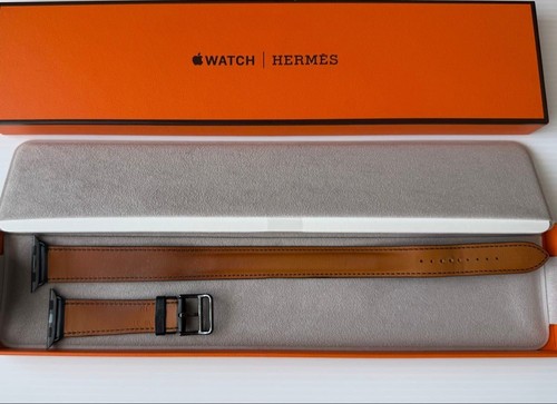 Apple Watch HERMES Double Tour Noir occasion avec boite - Photo 4/5