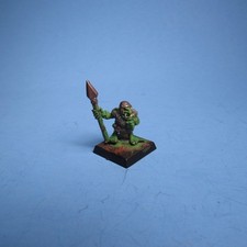GW Warhammer The Old World O&G Goblin w/ Spear OOP Metal d17a