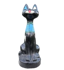 Vintage Manuel Felguerez Mid Century Modern Abstract Cat Art Sculpture 12 inches