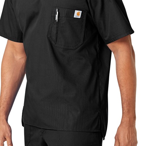 New with Tags Carhartt Men's Solid Ripstop Utility Scrub Top C15108 - Picture 12 of 24