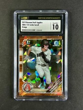 2019 Bowman Draft Sapphire Edition Baseball Cards 12
