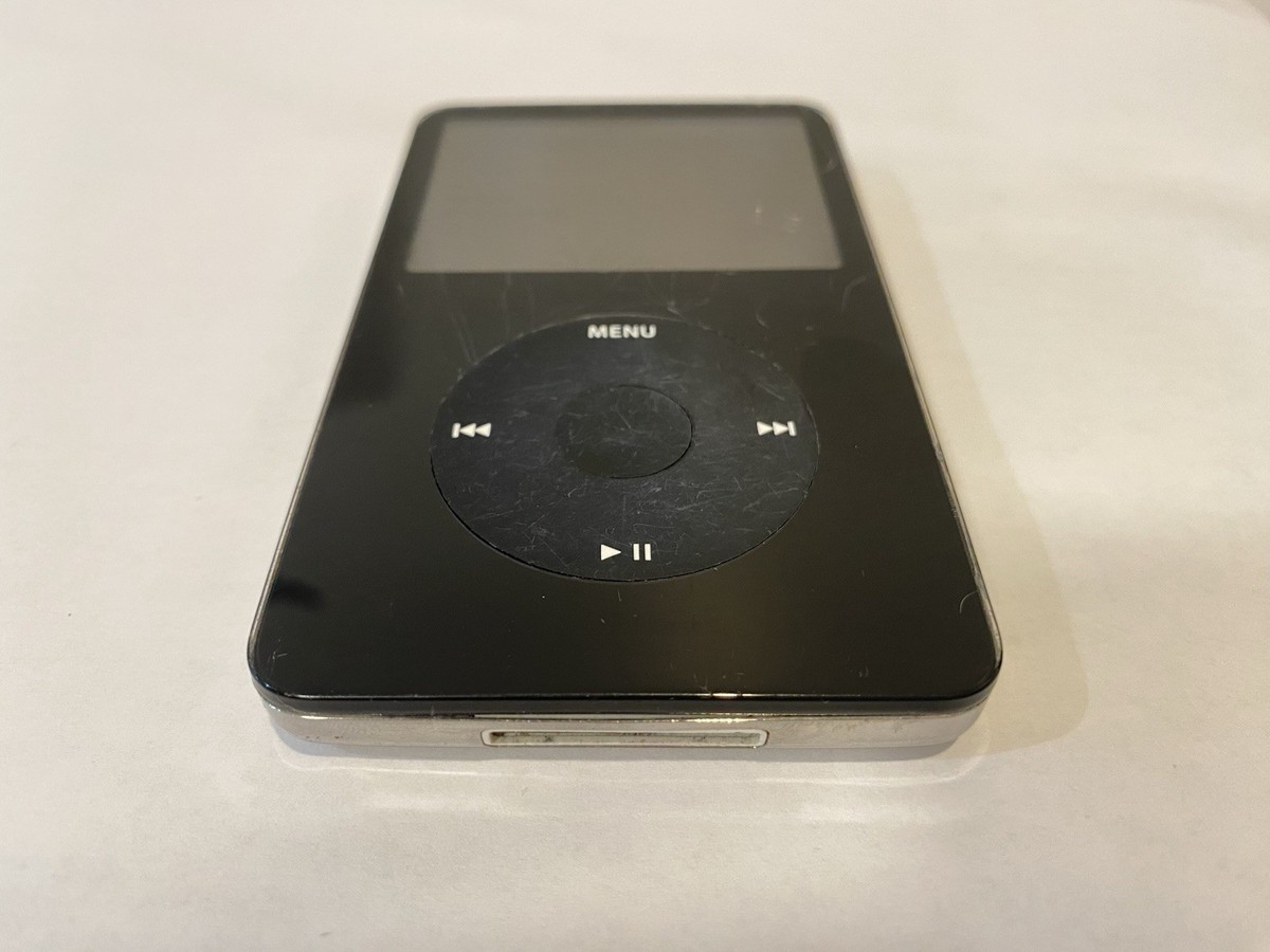 【動作品】iPod Classic 30GB 5.5世代 5世代 A1136 Apple iPod Classic A1136 (5th Gen) 30GB - Black - FREE