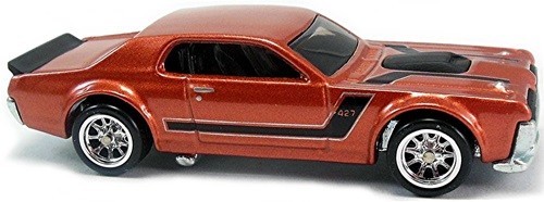 Hot Wheels 2017 HW Redliners '68 Mercury Cougar brown Real Riders Car Culture - Picture 2 of 2