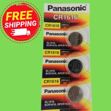 PANASONIC CR1616 LITHIUM 3V BATTERY - EXP. 12-2032 - 3Pcs