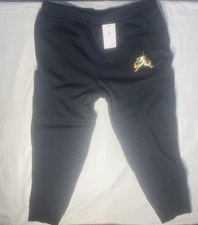 Nike Air Jordan Joggers Mens XXL Jumpman Classics Black Fleece Pants DH9502