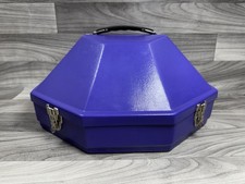 PURPLE HAMMER PLASTICS WESTERN COWBOY HAT HARD SHELL PLASTIC CASE CARRIER CAN
