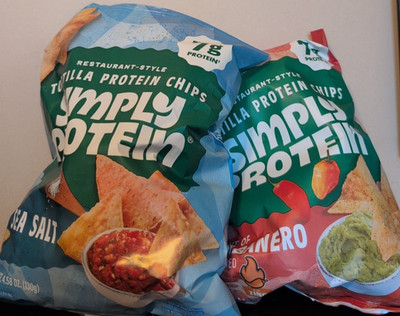 2 Bags Simply Protein Chips