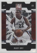 2009-10 Donruss Elite Red Status Die-Cut 36/78 Rudy Gay #53 0af