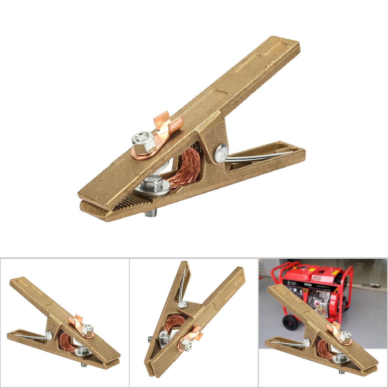 260 Brass Welding Clamp High Conductivity For Various Welding Machines