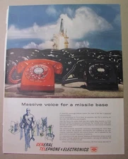 GTE General Telephone & Electronics - 28 ads, 1956-1968; VERIZON predecessor