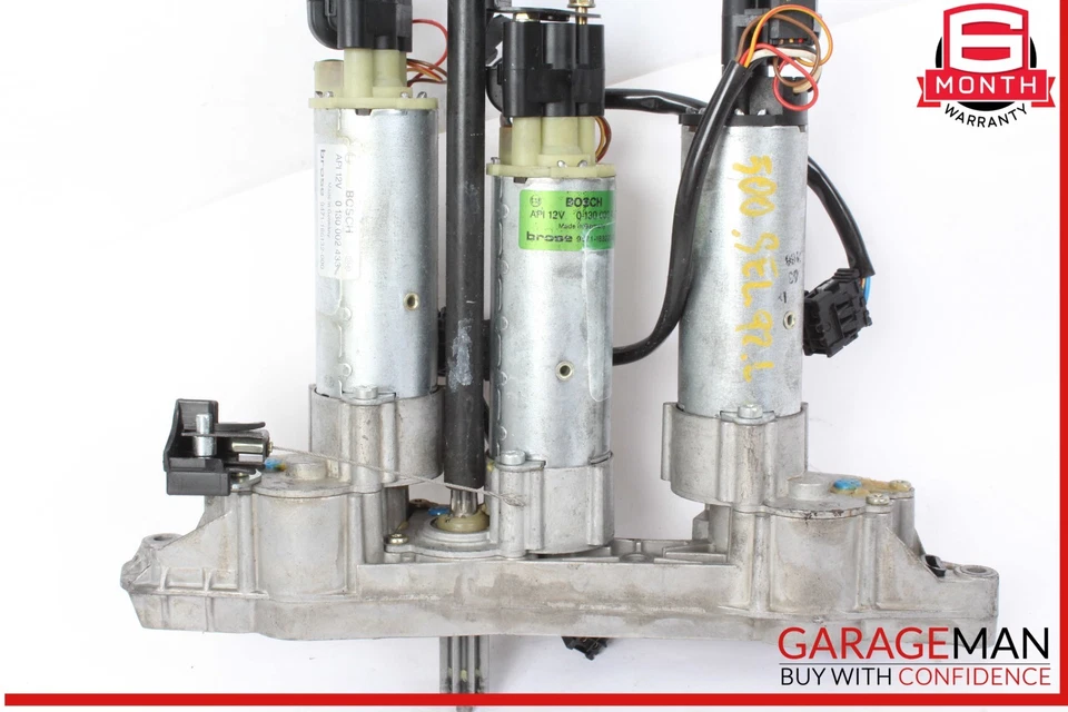 92-99 Mercedes W140 500SEL S500 Juego de motor de ajuste de asiento del lado del conductor delantero izquierdo Foto 2 de 4