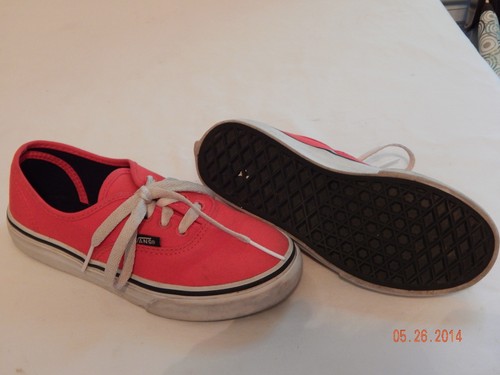 Los chicos jóvenes Tenis Casual Zapatos Talla 13 Rojo Bonito Vans | eBay
