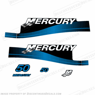 Adhesivos Mercury 50HP Cuatro Tiempos EFI Motor Fueraborda Pegatinas E - Foto 7