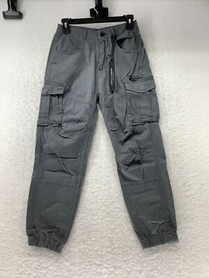 Supply Demand Boys Rifle Cargo Pants Gray Size Large