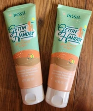 2 New Retired Perfectly Posh Gettin' Handsy Renewing Hand Scrub Bundle