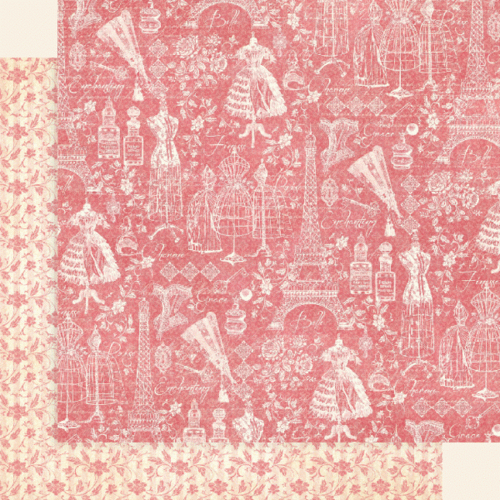 GRAFIK 45 "ELEGANZ" 12X12 PAPIERPACKUNG ROMANTIK PARIS NICHT MEHR PRODUZIERT SCRAPJACK'S PLACE - Bild 4 von 10