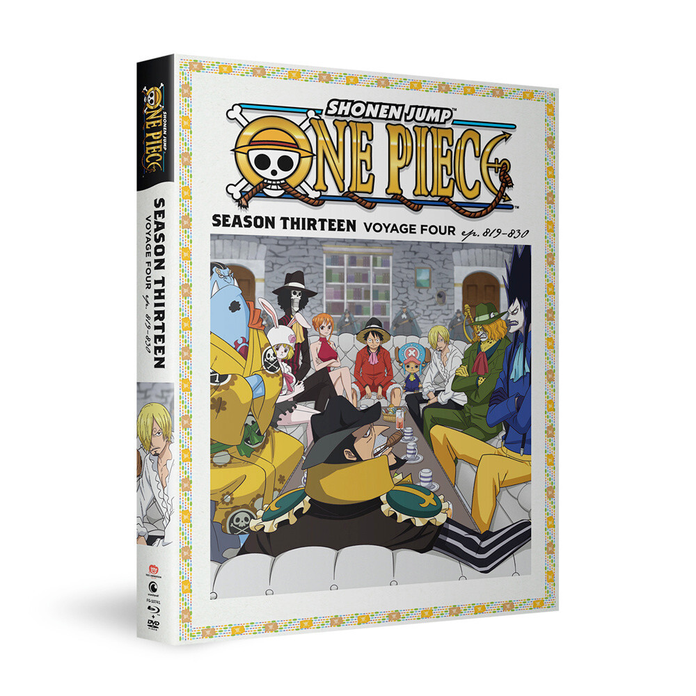 One Piece Season 13 Part 4 BLURAY/DVD SET (Eps # 819-830) (Uncut