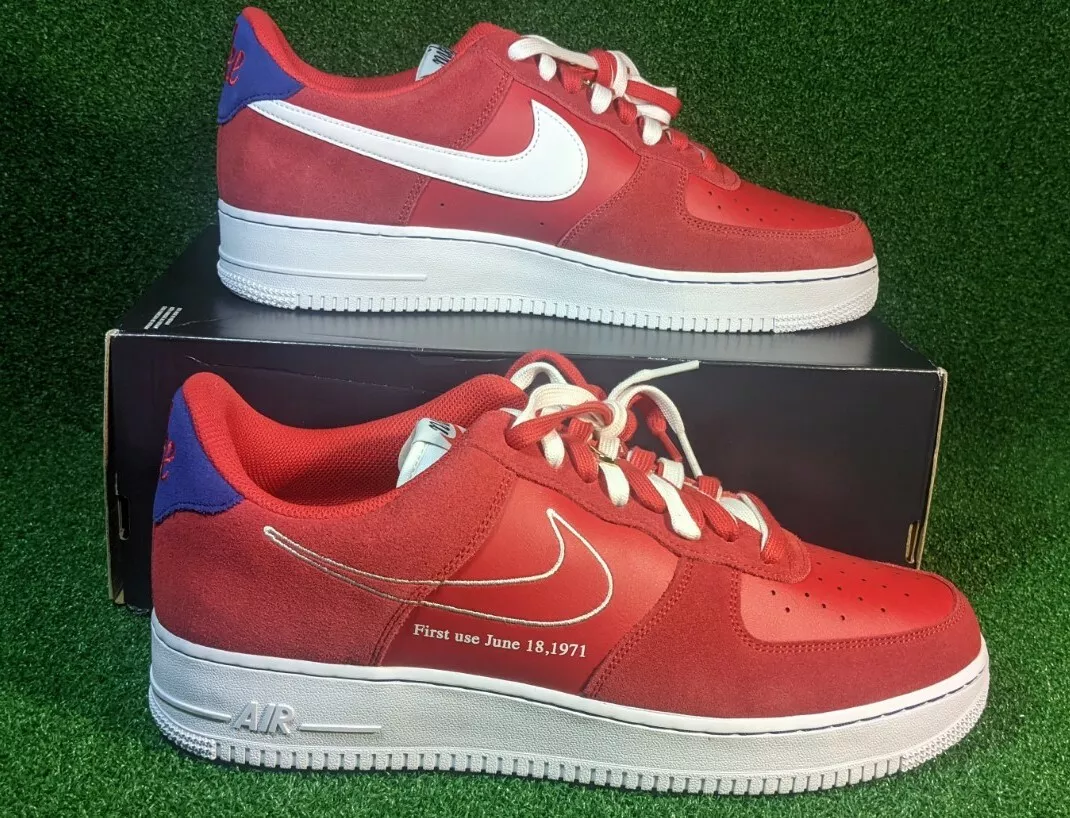 Nike, Shoes, Nike First Use Air Force University Red