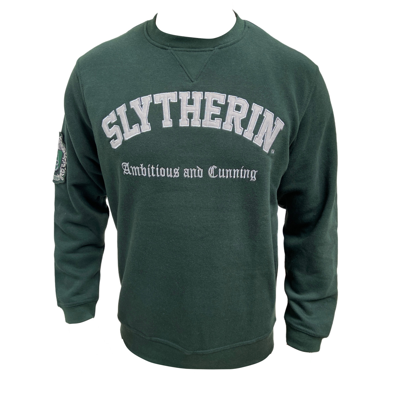 Licensed Unisex Harry Potter™ Slytherin™ Embroidered Sweatshirt - Adult Medium