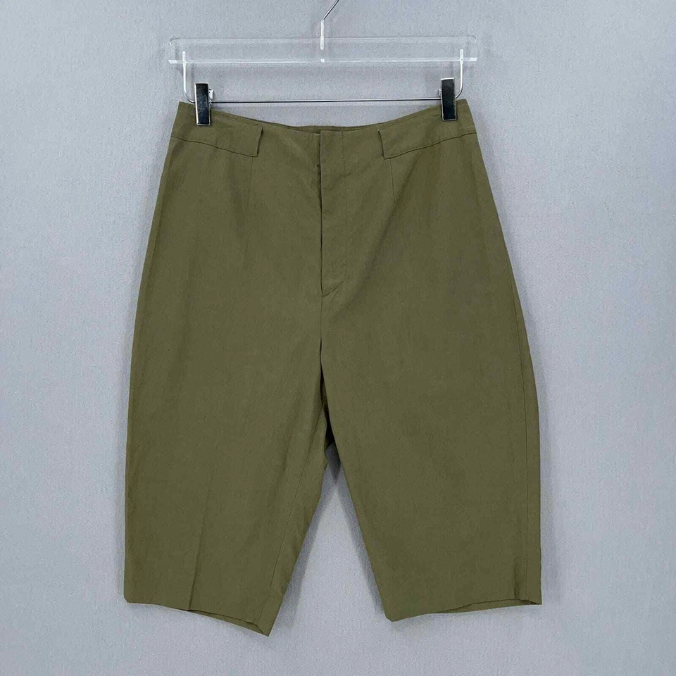 Bermudas de algodón JOHN ELLIOT para mujer medianas verde oliva Lyocell largas 