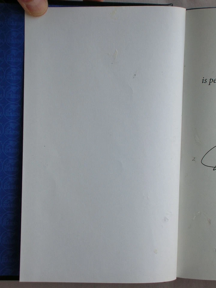 Signed ON BASILISK STATION David Weber HONOR HARRINGTON LEATHERBOUND HARDCOVER - Image 4 of 4