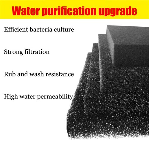 Biochemical Filters Pad Foam Bio Sponge Filter Media for Aquarium Fish Tank Pond - Picture 8 of 12