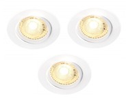 3X Led Einbau Leuchte GU10 4,8W Warmweiss 2700K Einbauspot Nordlux Octans Spot