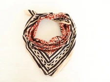 Organic Cotton Bandana Bandana Scarf, Paisley Design Scarf, Scarf, Unique Design