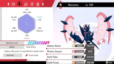 Pokemon Sword and Shield 6iv Shiny Necrozma Dawn Wings - FAST DELIVERY!
