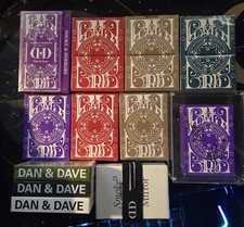 Dan & Dave Smoke & Mirrors 13 Decks Including One Signed Deck.  $250