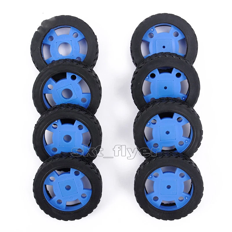 2pcs Toy Stroller Car Tyre Rubber Wheel  47*12MM 2mm 3mm Model Accessories DIY  - Image 3 of 4