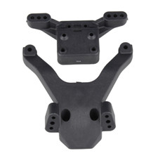 Team Associated RC10B6 Factory Team Top Plate Ballstud Mount, Carbon 91875