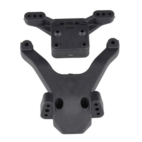 Team Associated RC10B6 Factory Team Top Plate Ballstud Mount, Carbon 91875 - Picture 1 of 1