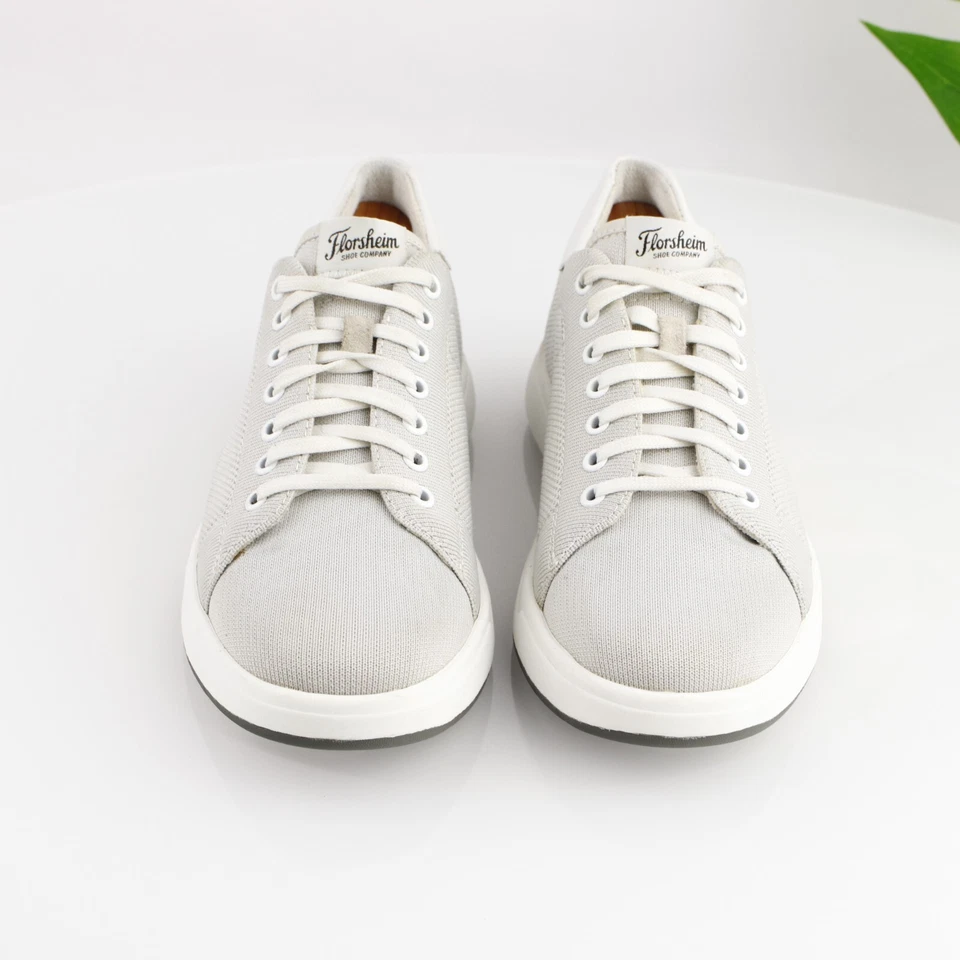 Zapatilla deportiva Florsheim para hombre tejida de encaje a punta talla 9 M gris claro zapato informal Foto 3 de 4