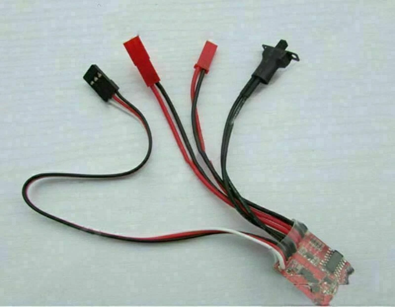 10A ESC Brush Motor Speed Controller Bi-directional für WPL B1 B24 C14 RC Auto - Bild 4 von 4