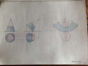 8 alte Technische / Konstruktion Zeichnungen von einem ...